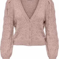 Hete verkoop ๐ Only Vest Onlfia Katia Structure Cardi Cc Knt 15259297 Rose Smoke/w.melange Dames Maat - L ๐