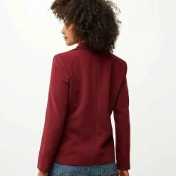 Hete verkoop ⌛ Mexx Dames Single Button Blazer Donker Rood 🎁 -dameskleding Verkoop 550x687 11