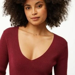 Beste Verkoop π€© Mexx Dames V-neck Gebreide Jurk Donker Rood π 10 Beste Verkoop π€© Mexx Dames V-neck Gebreide Jurk Donker Rood π -dameskleding Verkoop 550x687 19