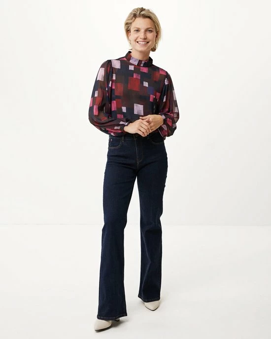 Promo β¨ Mexx Dames Puffsleeve Blouse AOP Multicolor π 1 Promo β¨ Mexx Dames Puffsleeve Blouse AOP Multicolor π