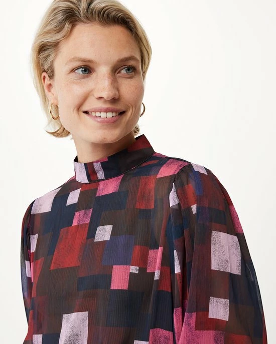 Promo β¨ Mexx Dames Puffsleeve Blouse AOP Multicolor π 2 Promo β¨ Mexx Dames Puffsleeve Blouse AOP Multicolor π - Afbeelding 2