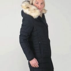 Coupon 🔥 Paragoose - Lange Dames Winterjas - Model Menu - Zwart 👏 -dameskleding Verkoop 550x690