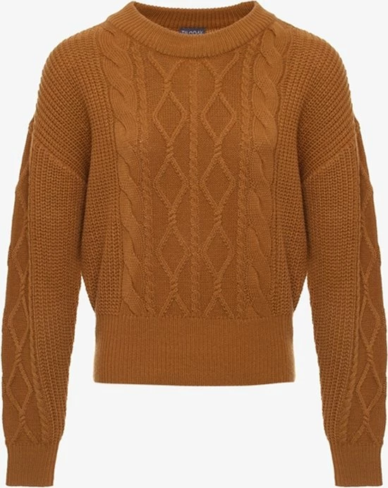 Top 10 𧨠TwoDay Dames Kabeltrui - Cognac - Maat M 𧨠1 Top 10 𧨠TwoDay Dames Kabeltrui - Cognac - Maat M π§¨