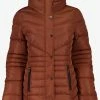 Goedkoop ✨ TwoDay Gewatteerde Dames Winterjas - Bruin - Maat XL ⌛