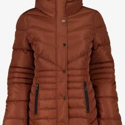 Goedkoop ✨ TwoDay Gewatteerde Dames Winterjas - Bruin - Maat XL ⌛