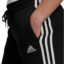 Nieuw ❤️ Adidas Essentials French Terry 3-Stripes Joggingbroek Zwart Dames - Maat M ✔️ -dameskleding Verkoop 550x693 7