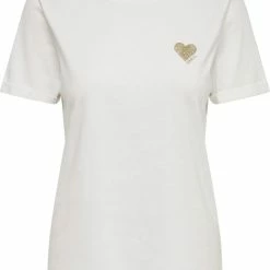 Hete verkoop ๐ ONLY ONLKITA S/S LOGO TOP NOOS Dames T-shirt - Maat L ๐