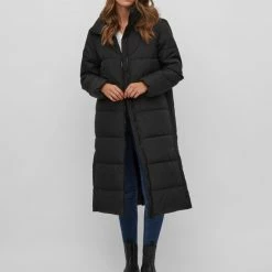 Goedkoopste 🥰 VILA VINILLY L/S NEW HIGH NECK LONG 🧥 COAT/TB Dames Jas - Maat 40 😀 -dameskleding Verkoop 550x697 2