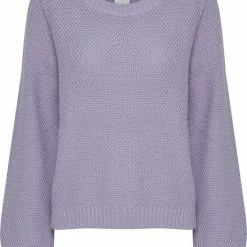 Beste deal 😍 Ichi IHNOELLE LS Dames Trui - Maat L 🔔