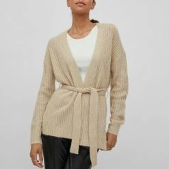 Korting 🤩 VILA VIFELO L/S KNIT CARDIGAN/SU-NOOS Dames Vest - Maat M 👏