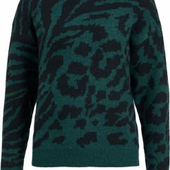 Promo ⌛ VILA VIALIRA O-NECK L/S JACQUARD KNIT TOP/SU Dames Trui - Maat XL 🥰