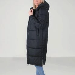 Gloednieuw 🎉 Paragoose - Dames Winterjas - Extra Lang - Olga - Zwart 🎁 -dameskleding Verkoop 550x709 12