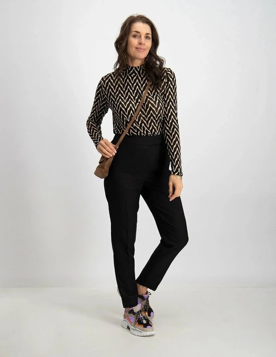 Flash-uitverkoop ๐งจ Geisha T-shirt Mesh Top Grafische Zigzag Print 22830 14 Black/light Sand Dames Maat - M ๐งจ 9 Flash-uitverkoop ๐งจ Geisha T-shirt Mesh Top Grafische Zigzag Print 22830 14 Black/light Sand Dames Maat - M ๐งจ - Afbeelding 9