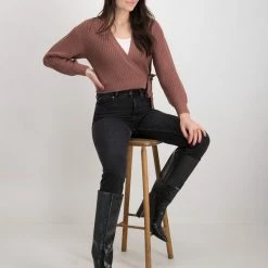 Coupon 😀 ONLY ONLBREDA WRAP L/S CARDIGAN KNT NOOS Dames Trui - Maat XS 🌟 -dameskleding Verkoop 550x711 23