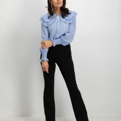 Beste Verkoop 🛒 ONLY ONLROCKY MID FLARED PANT TLR Dames Broek - Maat L X L34 😍 -dameskleding Verkoop 550x711 53