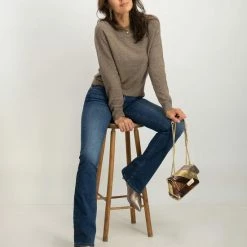 Flash-uitverkoop 🎉 Only 👖 Jeans Onlblush Mid Flared Dnm Tai021 Noos 15264050 Dark Blue Denim Dames Maat - W30 X L34 ❤️ -dameskleding Verkoop 550x711 59