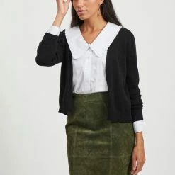 Nieuw 👍 VILA VIRIL SHORT L/S KNIT CARDIGAN-NOOS Dames Vest - Maat M 🔔