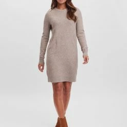 Goedkoopste ✔️ VERO MODA VMDOFFY LS O-NECK 👗 DRESS GA NOOS Dames Jurk - Maat L 🤩 -dameskleding Verkoop 550x712 7