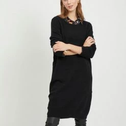 Hete verkoop 🌟 Vila VIRIL LS KNIT 👗 DRESS - NOOS 👏 -dameskleding Verkoop 550x717 1