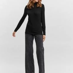 Flash-uitverkoop ❤️ VERO MODA VMCARLA LS TURTLENECK TOP GA Dames T-shirt - Maat XS ⌛ -dameskleding Verkoop 550x718 1