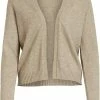 Kopen 🛒 VILA Viril Short L/s Knit Cardigan-noos 14060800 Natural Melange ⌛