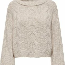 Beste Verkoop 🎁 ONLY ONLNEW CHUNKY L/S COWLNECK PULLOVER KNT Dames Trui - Maat S 🥰