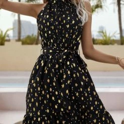 Beste Verkoop 🤩 Merkloos MKL Midi Dames Jurk - Maat M 😉 -dameskleding Verkoop 550x726 3