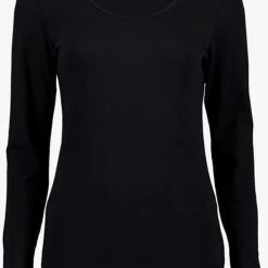 Beste deal 👏 TwoDay Dames 👕 Shirt Katoen Zwart - Zwart - Maat 3XL ⌛