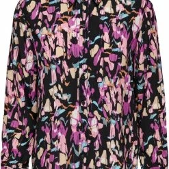 Begroting 🛒 Jacqueline De Yong Blouse Jdyjackson L/s 👕 Shirt Wvn 15269216 Black/ Abstract F Dames Maat - L 👍