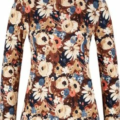 Goedkoop 💯 TOM TAILOR Mock Neck T-shirt Dames T-shirt - Maat L 😍