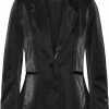 Beste deal ✔️ Vero Moda Blazer Vmsialucca Ls Slim Shiny Blazer 10277482 Black Dames Maat - XL 🌟