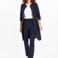 Coupon ❤️ Blauwe Broek/Pantalon Van Je M'appelle - Dames - Travelstof - Maat S - 11 Maat Beschikbaar 😉 -dameskleding Verkoop 550x732 50