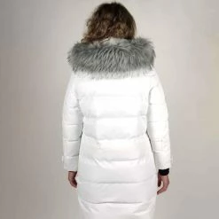 Beste Pirce 🥰 BJØRNSON FRIDA Winterparka Dames - Winddicht - Waterafstotend - Gewatteerd Gevoerd - Capuchon - Warm - Outdoor Damesjas - Rits Zakken - Winterjas - Maat 42 - Wit ❤️ -dameskleding Verkoop 550x732 79