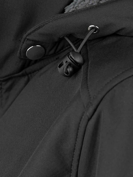 Begroting 💯 BJØRNSON Signe Softshell Winterjas Parka Dames - Teddy - Maat 36 - Zwart ⌛ 5 Begroting 💯 BJØRNSON Signe Softshell Winterjas Parka Dames - Teddy - Maat 36 - Zwart ⌛ - Afbeelding 5