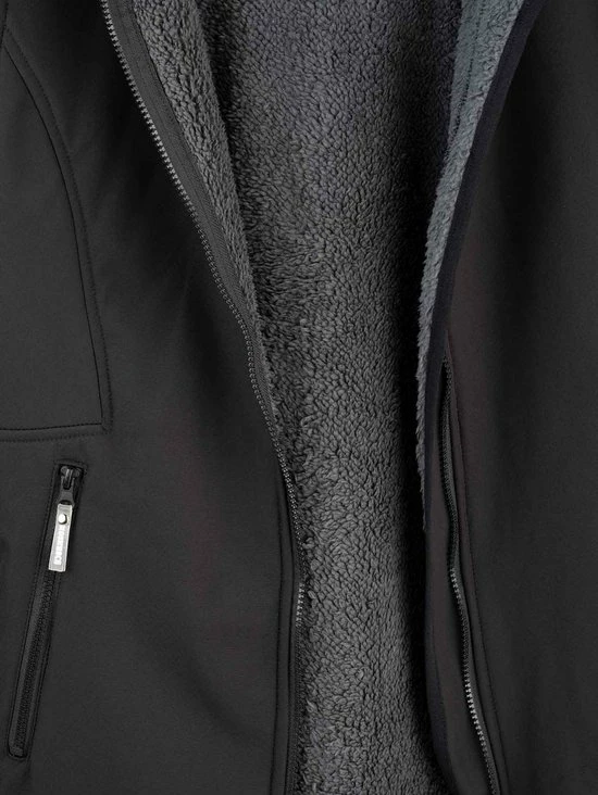 Begroting 💯 BJØRNSON Signe Softshell Winterjas Parka Dames - Teddy - Maat 36 - Zwart ⌛ 6 Begroting 💯 BJØRNSON Signe Softshell Winterjas Parka Dames - Teddy - Maat 36 - Zwart ⌛ - Afbeelding 6