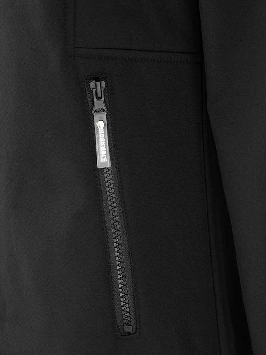 Begroting 💯 BJØRNSON Signe Softshell Winterjas Parka Dames - Teddy - Maat 36 - Zwart ⌛ 7 Begroting 💯 BJØRNSON Signe Softshell Winterjas Parka Dames - Teddy - Maat 36 - Zwart ⌛ - Afbeelding 7