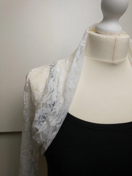 Beste deal π Merkloos Dames Kanten Banned Bolero Top Lynn Met Lange Mouwen Wit Maat S π 3 Beste deal π Merkloos Dames Kanten Banned Bolero Top Lynn Met Lange Mouwen Wit Maat S π - Afbeelding 3