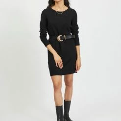 Hete verkoop 🌟 Vila VIRIL LS KNIT 👗 DRESS - NOOS 👏 -dameskleding Verkoop 550x733 136
