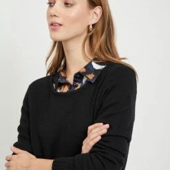 Hete verkoop 🌟 Vila VIRIL LS KNIT 👗 DRESS - NOOS 👏 -dameskleding Verkoop 550x733 139