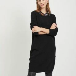 Hete verkoop 🌟 Vila VIRIL LS KNIT 👗 DRESS - NOOS 👏 -dameskleding Verkoop 550x733 140