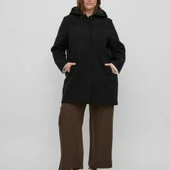 Promo ❤️ EVOKED VILA VIELLY HOOD JACKET/CUR Dames Jas - Maat 50 🛒