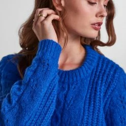 Beste deal 🔔 Pieces Trui Pcassandra Ls O-neck Knit Bf Bc 17130961 Princess Blue Dames Maat - S 🎉 -dameskleding Verkoop 550x733 218