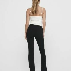 Beste Verkoop 🛒 ONLY ONLROCKY MID FLARED PANT TLR Dames Broek - Maat L X L34 😍 -dameskleding Verkoop 550x733 301