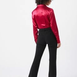 Beste Verkoop 🛒 ONLY ONLROCKY MID FLARED PANT TLR Dames Broek - Maat L X L34 😍 -dameskleding Verkoop 550x733 307