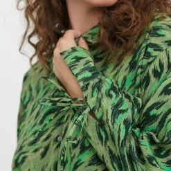 Kopen 🤩 VERO MODA VMFREJA LS BLK 👕 SHIRT 👗 DRESS WVN Dames Jurk - Maat M 🤩 -dameskleding Verkoop 550x733 323