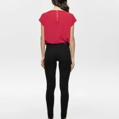 Promo 💯 ONLY ONLVIC S/S SOLID TOP NOOS WVN Dames Top- Maat 40 🧨 -dameskleding Verkoop 550x733 414