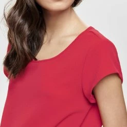 Promo 💯 ONLY ONLVIC S/S SOLID TOP NOOS WVN Dames Top- Maat 40 🧨 -dameskleding Verkoop 550x733 415