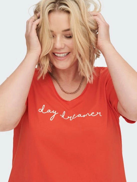 Beste deal β¨ ONLY CARMAKOMA CARQUOTE SS V-NECK REG TEE JRS Dames T-shirt - Maat S-42/44 π 3 Beste deal β¨ ONLY CARMAKOMA CARQUOTE SS V-NECK REG TEE JRS Dames T-shirt - Maat S-42/44 π - Afbeelding 3