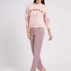 Beste deal 💯 Guess Rutha Sweatshirt Truien & Vesten - Lichtroze 🔔 -dameskleding Verkoop 550x733 532