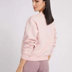 Beste deal 💯 Guess Rutha Sweatshirt Truien & Vesten - Lichtroze 🔔 -dameskleding Verkoop 550x733 533